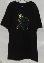 NFL Licensed Minnesota Vikings Youth Large Black Gold Tee Shirt - £15.97 GBP