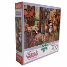 Puppy Workshed Puzzle Adorable Animals 300 Piece By Buffalo Games Very Nice - $10.33