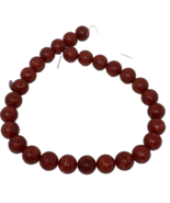 Natural Stone Red Quartz 5/8&quot; Beads 28 Count NEW - $376.80 MXN