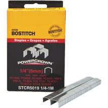 Bostitch Powercrown Tacker Staples 1/4&#39;&#39; (1000-pack) STCR5019 1/4-1M - £4.24 GBP