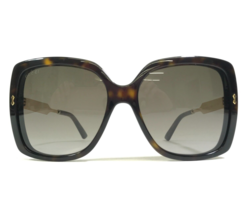 Gucci Sunglasses GG 3843-S ANTHA Gold Tortoise Square Frames with Gray Lenses - £96.98 GBP