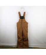 Vtg Walls Mens Medium Regular Distressed Quilted Insulated Canvas Overal... - $59.35