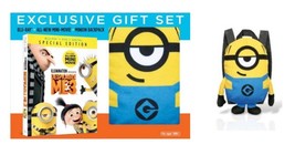 Despicable Me 3: Exclusive Gift (2017, BLU-RAY+DVD+DIGITAL) With Minion Backpack - £15.51 GBP