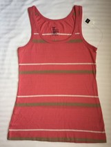 GAP Ladies TANK TOP Size: XS (EXTRA SMALL) New SHIP FREE Pink Peach Whit... - £23.44 GBP