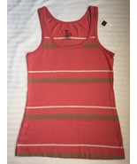 GAP Ladies TANK TOP Size: XS (EXTRA SMALL) New SHIP FREE Pink Peach Whit... - £23.69 GBP