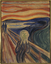 The Scream, c. by Edvard Munch Giclee Fine Art Canvas Print 16&#39;&#39;x20&#39;&#39; - £11.19 GBP