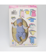 Butterick Pattern 5896 Fast &amp; Easy Baby Layette Romper Jacket  SZ M-XL U... - $10.00