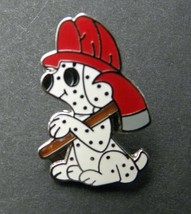 Firefighter Dog Dalmatian Firehouse Cute Fire Axe Pin 3/4 Inch - £4.28 GBP