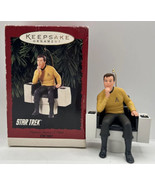 1995 Hallmark Captain James Kirk Star Trek Keepsake Ornament U59 - £21.17 GBP