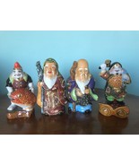 Lot 4 KUTANI Gods of Good Fortune Vintage Figurines Japanese 6&quot; - $846.75 MXN