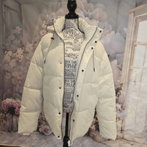 Zara Cream Puffer Jacket, Women&#39;s Medium, M MSRP$129 - £63.35 GBP