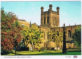 United Kingdom UK Postcard Chester Cathedral From Abbey Square - £2.31 GBP