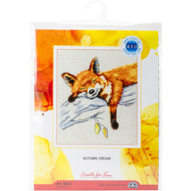 RTO Counted Cross Stitch Kit 6.5 Inch X6.5 Inch Autumn Dream 16 Count - £20.14 GBP