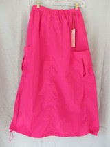 Love Tree parachute skirt cargo maxi Jr M magenta pink New toggle - £20.69 GBP