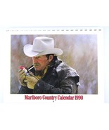 Vintage 1990 Marlboro Man Country Calendar Advertisement Tobacco - £13.33 GBP
