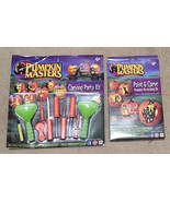 Pumpkin Masters Paint &amp; Carve Decorating Kit &amp; Carving Party Kit NIP - €11,66 EUR