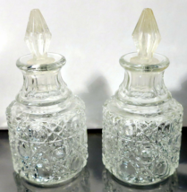 Vintage SGD Clear Cut Glass Oil &amp; Vinegar Dispenser from a Condiment Set - £10.19 GBP