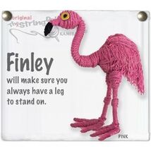 Kamibashi Finley the Flamingo Original String Doll Gang Keychain Clip - $16.82