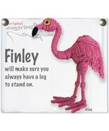 Kamibashi Finley the Flamingo Original String Doll Gang Keychain Clip - $23.62 CAD