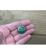 Vintage Lacoste Alligator Pin Pinback Round Button Green 1” Diameter - £43.64 GBP