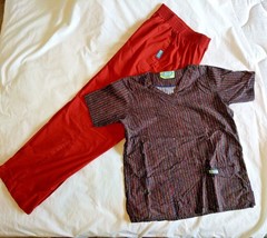 SCRUB SET Shirt Pants TopLine TL Uniforms Butter-Soft UA Scrubs UA36C St... - $27.95