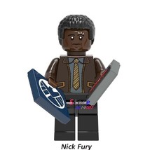 1pcs Superhero Nick Fury Captain Marvel Avengers Endgame Minifigures Block - £2.39 GBP