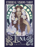 Ethereal Visions Tarot Luna Edition Art Nouveau Iridescent Silver Foil O... - $36.66 CAD