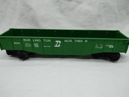 Lionel Green Burlington Northern Flat Gondola 9141 Train Car O Gauge - $23.75