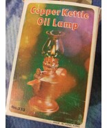 Vintage Copper  Wick Oil Lamp Burner Tea Kettle 2.75&quot; - $1,243.80 MXN