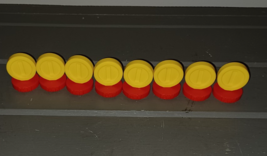 Super Mario Brothers Chess Pieces Pawn / Coin  Lot 8 Cake Toppers, Ninte... - $5.99