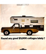 1970 Chevrolet Custom Camper Advertisement Vintage Automobilia Pickup Tr... - €25,56 EUR