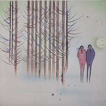 Handpainted Needlepoint Canvas Women Contemporary Seasonal Winter Trees ... - $70.00