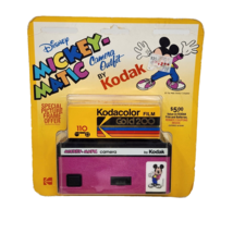 Vintage 1988 Disney MICKEY-MATIC Camera Outfit Kodak + 110 Film Sealed Nos New - £51.63 GBP