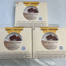 Ideal Protein Chocolatey Coconut bars 3 boxes BB 03/31/2025 FREE Ship - $109.99