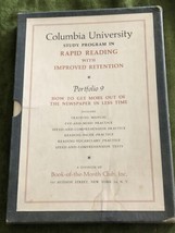 Columbia University Study Program Rapid Reading w/ improved retention P-folio 9 - £16.86 GBP