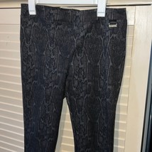 Calvin Klein snakeskin print cotton stretch trousers size medium - £13.79 GBP