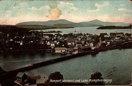 Vintage Early 1900&#39;s Postcard -Newport, Vermont And Lake Memphremagog,bk38 - £2.36 GBP