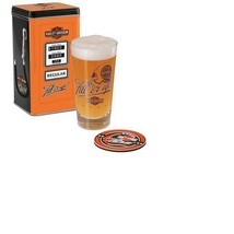 Harley Davidson  Fill&#39;er Up Tall Glass Set - £17.49 GBP