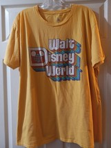 Walt Disney World Unisex T Shirt Size 2 XL Yellow - £10.20 GBP
