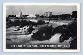 Snake River Falls Idaho Fallls Idaho ID UNP WB Graycraft Postcard M14 - $6.88