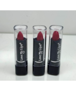Lot of 3 Bari Cosmetics Love My Lips Lipstick in 410 Creme Creamy Wine 1... - $14.26 CAD