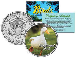 Domesticated Duck *Collectible Birds* Jfk Kennedy Half Dollar Colorized Us Coin - £6.87 GBP