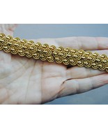 Ornate Vintage Gold Tone Lisner Link Bracelet - £23.97 GBP