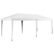 Outsunny 10x19.2&#39; Heavy Duty Pop Up Canopy Tent Sun Shade - $271.99