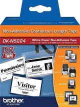 Brother DK Series Non-adhesive Continuous Paper Tape Roll - $25.96