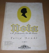 Nola Song Book Vintage 1916 Felix Arndt Original Edition Sam Fox Publishing Co. - £19.65 GBP