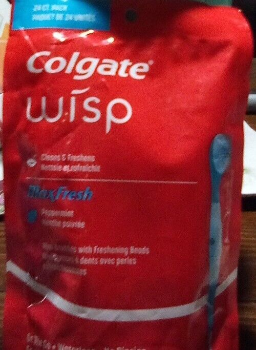 Primary image for Colgate Wisp Max Fresh Disposable Mini Travel Toothbrushes Peppermint 24 count