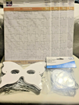 Kids Creatology Craft Lot - 24 Butterfly Mask, 4 Puzzles, 6 Keychain Kit - $17.75