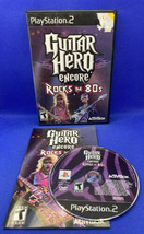 Guitar Hero Encore: Rocks the 80s (Sony PlayStation 2) PS2 CIB Complete Tested! - £7.24 GBP
