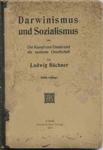 Darwinismus und Sozialismus Socialism Darwinism Study Philosophy 1910 - £77.15 GBP